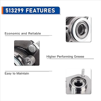 Amazon.com: PAROD 513299 Front Wheel Hub and Bearing